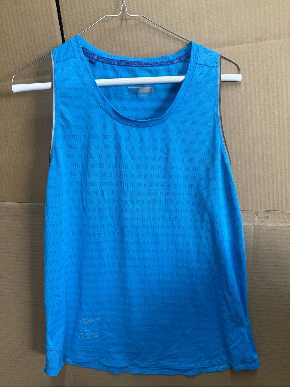 New Mizuno Blue Performance Tank Top